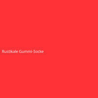 Rustikale Gummi-Socke