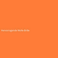 Hervorragende Wolle-Brille