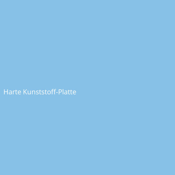Harte Kunststoff-Platte