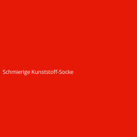 Schmierige Kunststoff-Socke