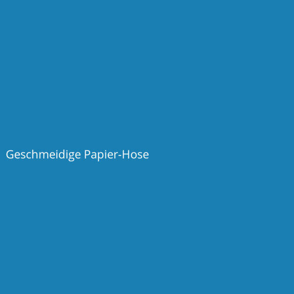 Geschmeidige Papier-Hose