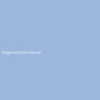 Elegante Eisen-Kanne