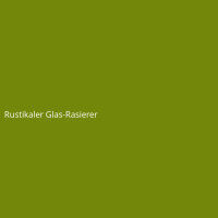 Rustikaler Glas-Rasierer