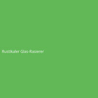 Rustikaler Glas-Rasierer