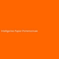Intelligentes Papier-Portemonnaie