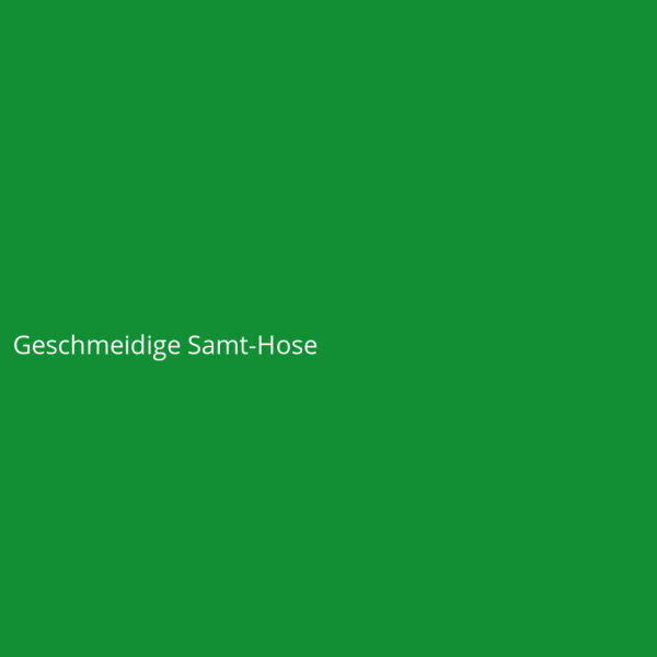 Geschmeidige Samt-Hose