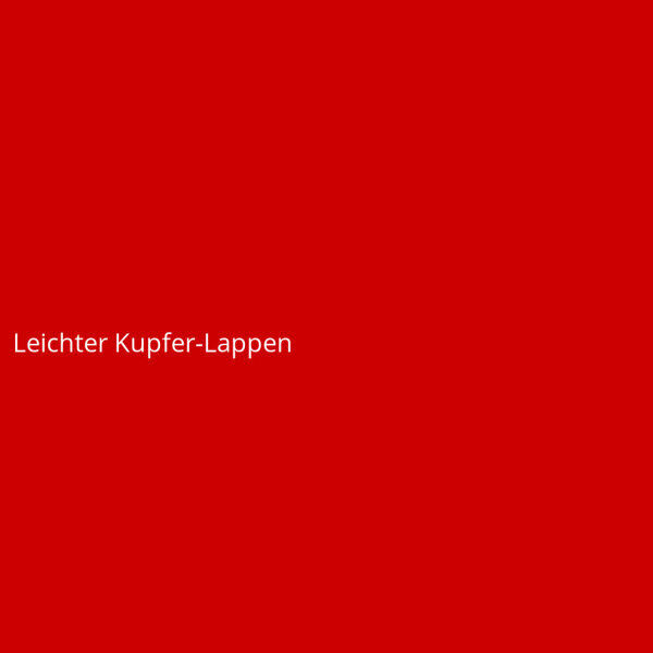 Leichter Kupfer-Lappen