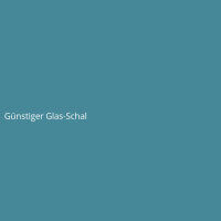 G&uuml;nstiger Glas-Schal