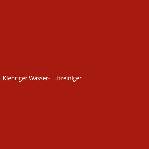 Klebriger Wasser-Luftreiniger