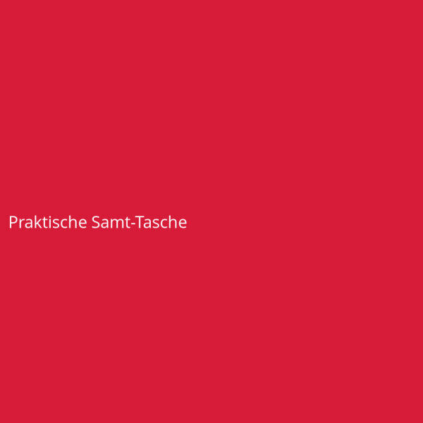 Praktische Samt-Tasche
