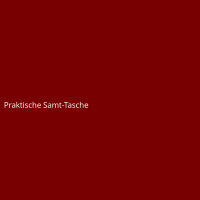 Praktische Samt-Tasche